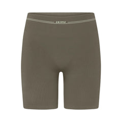 NikeSKIMS RIBBED SEAMLESS 5" BIKER SHORT | DUSTY OAKMOSS