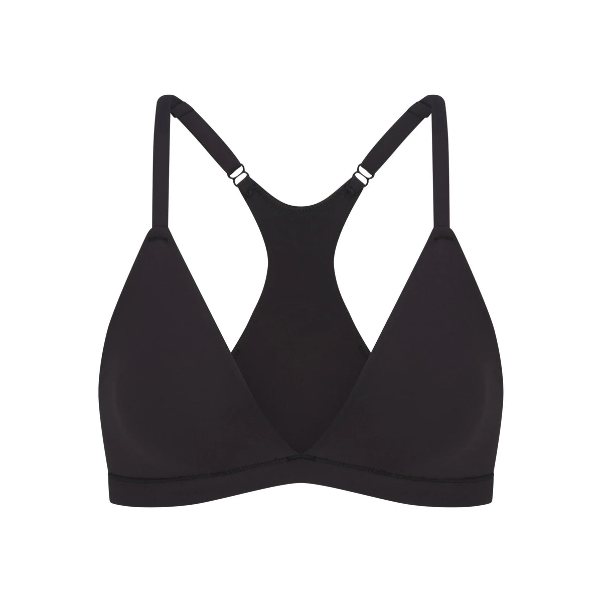 FITS EVERYBODY RACERBACK TRIANGLE BRALETTE | ONYX