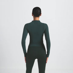 NikeSKIMS VINTAGE SEAMLESS FULL ZIP JACKET | DARK TEAL