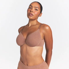 EVERYDAY COTTON FULL COVERAGE BRA | SIENNA HEATHER
