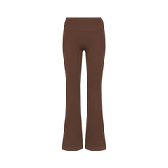 NikeSKIMS MATTE SLIM FLARE LEGGING | DARK SEPIA