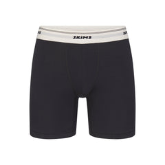 SKIMS COTTON RIB MENS 5" BOXER BRIEF | ONYX