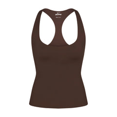 NikeSKIMS MATTE RACERBACK TANK | DARK SEPIA