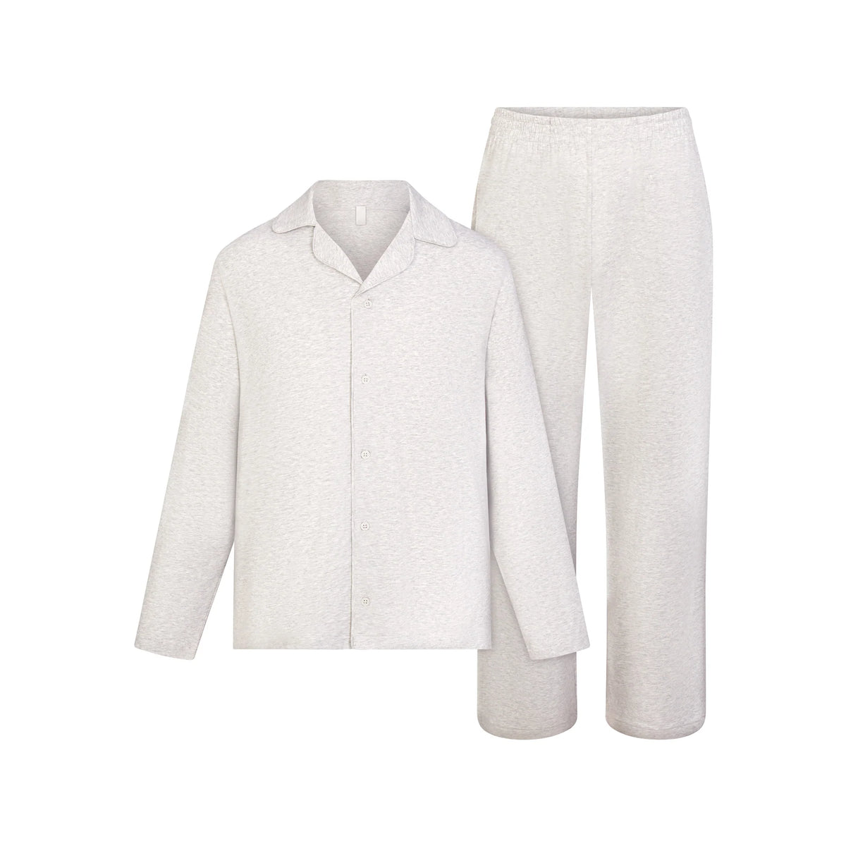 JERSEY SLEEP MENS SLEEP SET | LIGHT HEATHER GREY