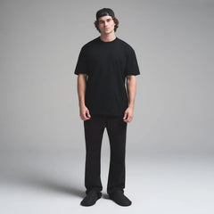 HEAVYWEIGHT COTTON MENS RELAXED T-SHIRT | OBSIDIAN