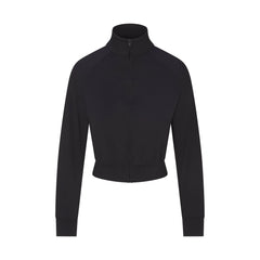 NikeSKIMS AIRY CROPPED TRACK JACKET | OBSIDIAN