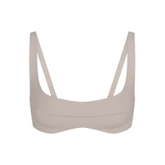 NikeSKIMS STUDIO STRETCH SEAM FRONT MICRO BRA | LINEN