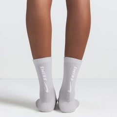 NikeSKIMS ACCESSORIES DRI-FIT™ CREW SOCK 3-PACK | HEATHER GREY MULTI