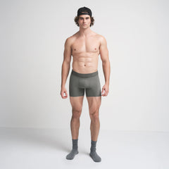 SKIMS FLEX MENS 5" BOXER BRIEF | GUNMETAL