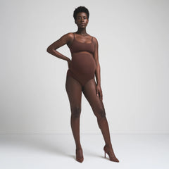FITS EVERYBODY MATERNITY BANDED HIGH-WAISTED BRIEF | COCOA
