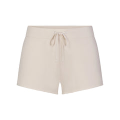 DRAPEY FRENCH TERRY SHORT | BUFF