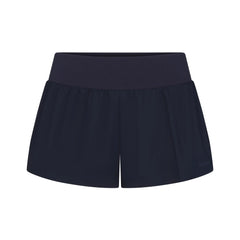 WOVEN COTTON FLUTTER SHORT | NAVY