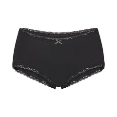 LIGHTWEIGHT COTTON LACE BOY SHORT | SOOT