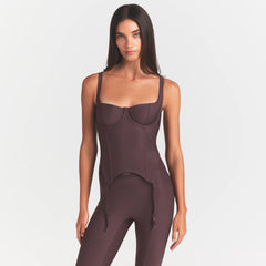 SKIMS BODY CORSET | RAISIN