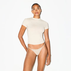 LIGHTWEIGHT COTTON STRING THONG | DELTA LEOPARD