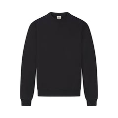 FLEECE LOUNGE MENS RELAXED HIGH CREWNECK | WASHED ONYX