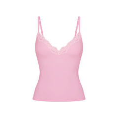 FITS EVERYBODY LACE PUSH-UP CAMI | BUBBLE GUM TONAL
