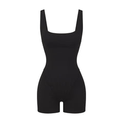 NikeSKIMS MATTE CORSET 2" ONE PIECE | OBSIDIAN