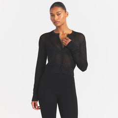 SLINKY KNIT CARDIGAN | OBSIDIAN