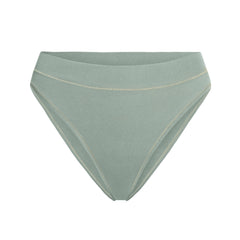 COTTON JERSEY CHEEKY TANGA | MINERAL