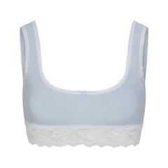 LIGHTWEIGHT COTTON LACE SCOOP BRALETTE | AIRSPACE