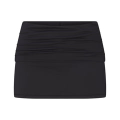 NikeSKIMS AIRY DRI-FIT™ FOLDOVER SKORT | OBSIDIAN