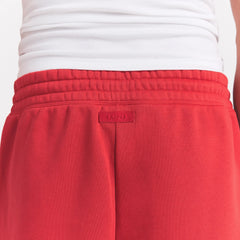 FLEECE LOUNGE MENS RELAXED SHORT | WASHED RED