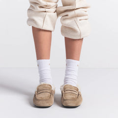 RIBBED CREW LOGO SOCK 3-PACK | SNOW