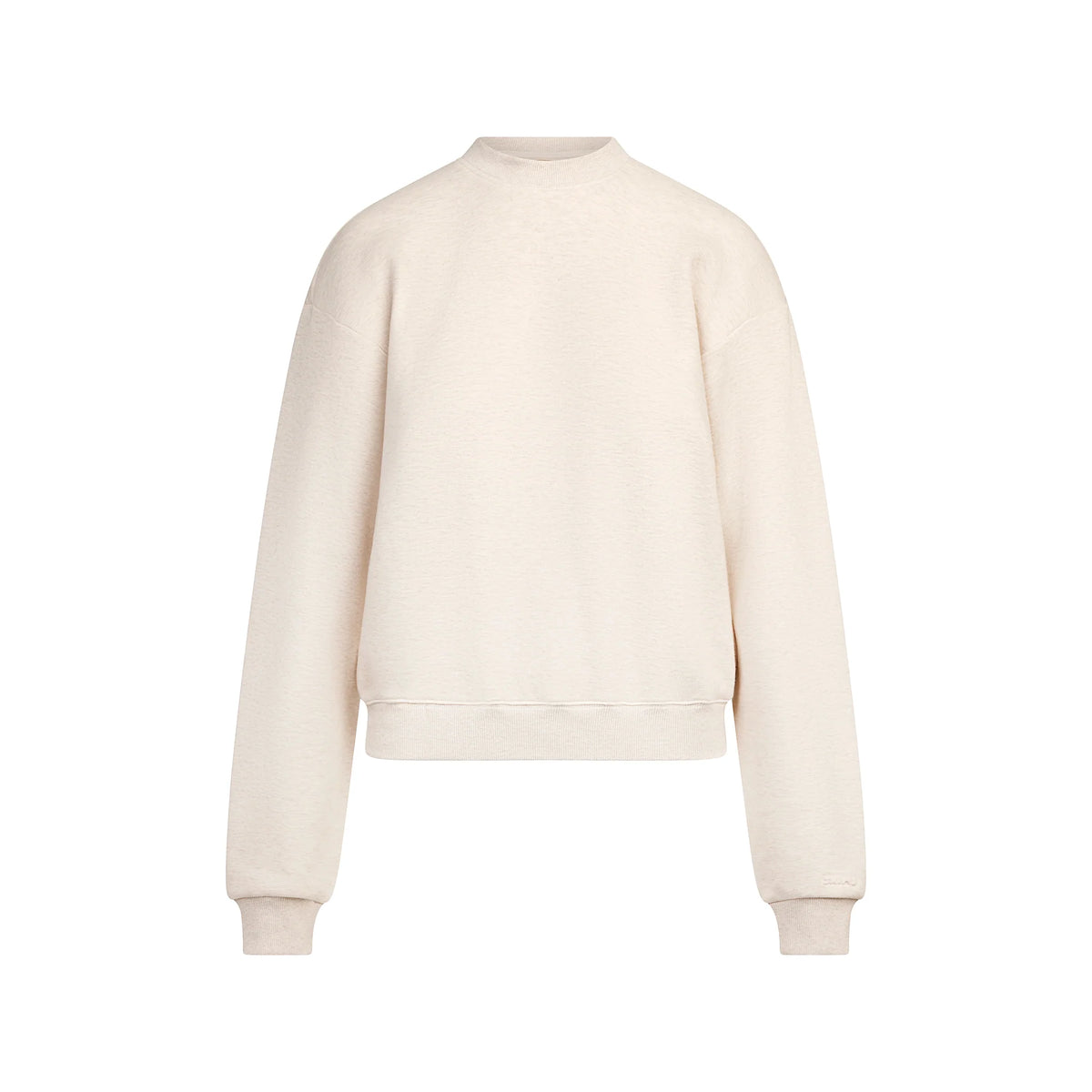 COTTON FLEECE CLASSIC CREWNECK | OATMEAL HEATHER
