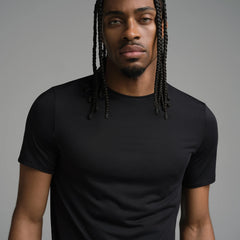 SKIMS FLEX MENS T-SHIRT | OBSIDIAN