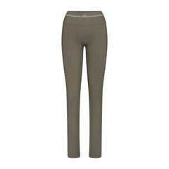 NikeSKIMS RIBBED SEAMLESS 34" STRAIGHT LEGGING | DUSTY OAKMOSS