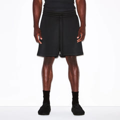 FLEECE LOUNGE MENS RELAXED SHORT | WASHED ONYX
