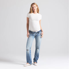 COTTON JERSEY MATERNITY T-SHIRT | MARBLE