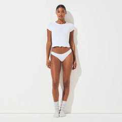 LIGHTWEIGHT COTTON THONG | SNOW