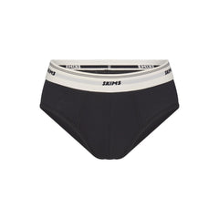 SKIMS COTTON RIB MENS BRIEF | ONYX