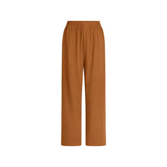COTTON JERSEY WIDE LEG PANT | CHAI