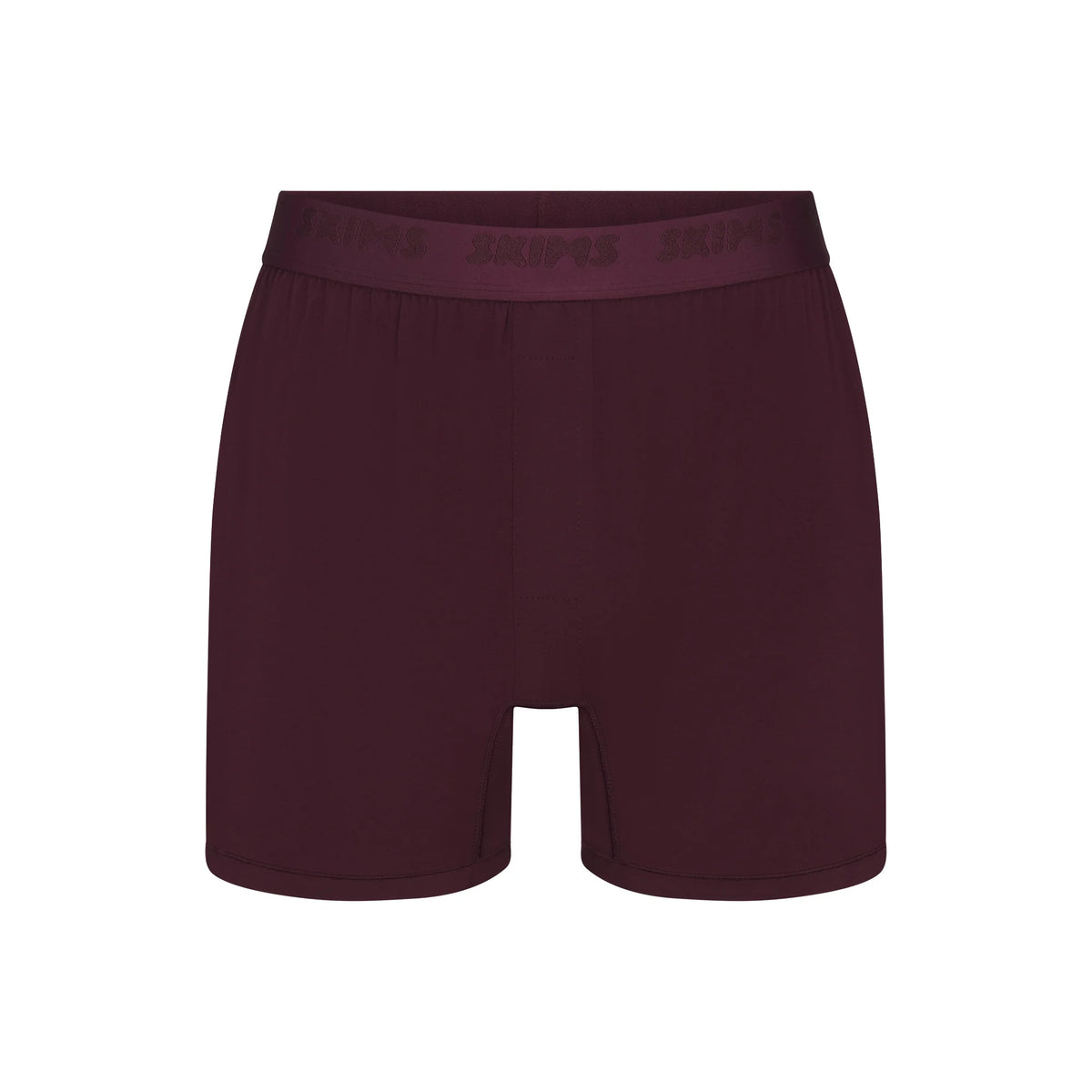 SKIMS STRETCH MENS KNIT BOXER | CURRANT