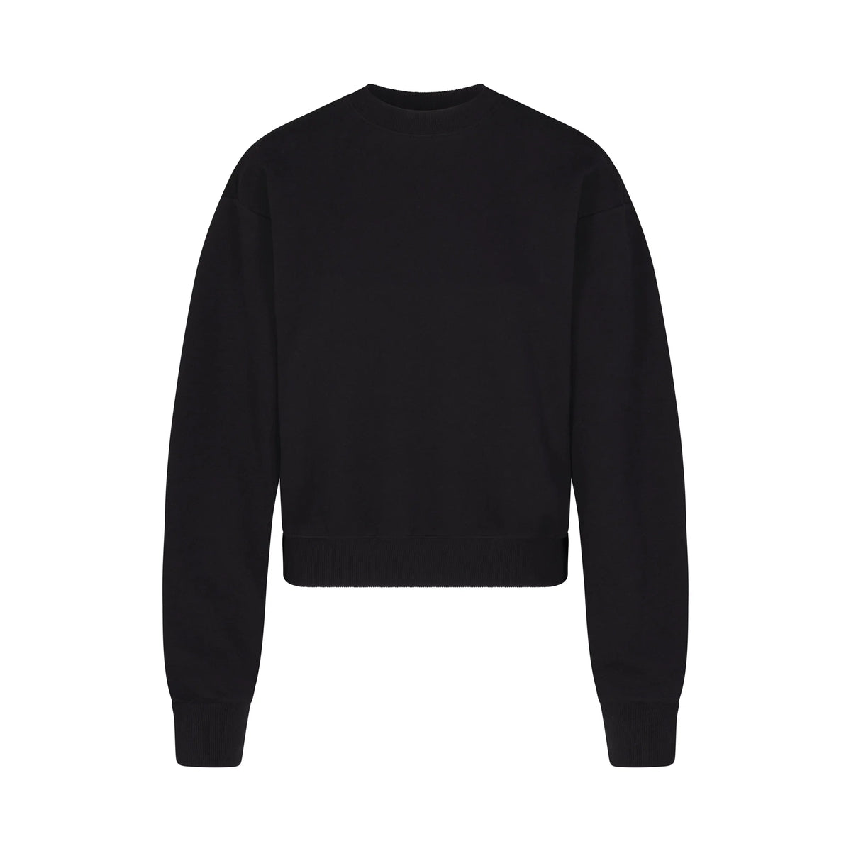 COTTON FLEECE CLASSIC CREWNECK | ONYX