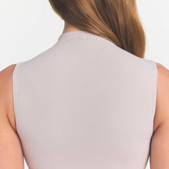 NikeSKIMS STUDIO STRETCH MOCK NECK BRA TOP | LINEN