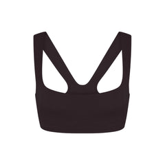 NikeSKIMS STUDIO STRETCH RACERBACK BRA | DARK ROAST