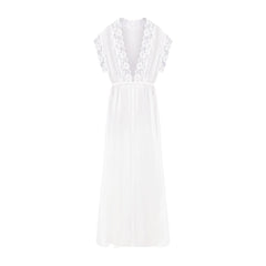 SKIMS ROMANCE LONG ROBE | IVORY