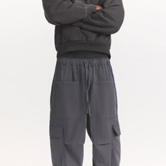 WOVEN MENS CARGO PANT | ASH