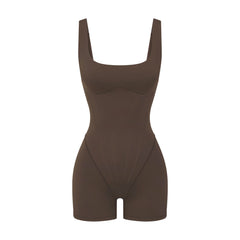NikeSKIMS MATTE CORSET 2" ONE PIECE | DARK SEPIA