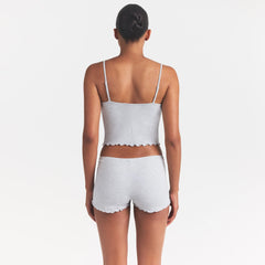 SKIMS SLEEP CAMI SET | LIGHT HEATHER GREY