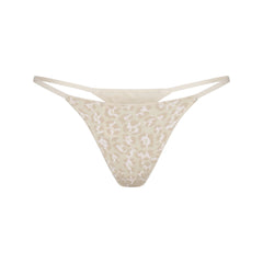 LIGHTWEIGHT COTTON STRING THONG | DELTA LEOPARD