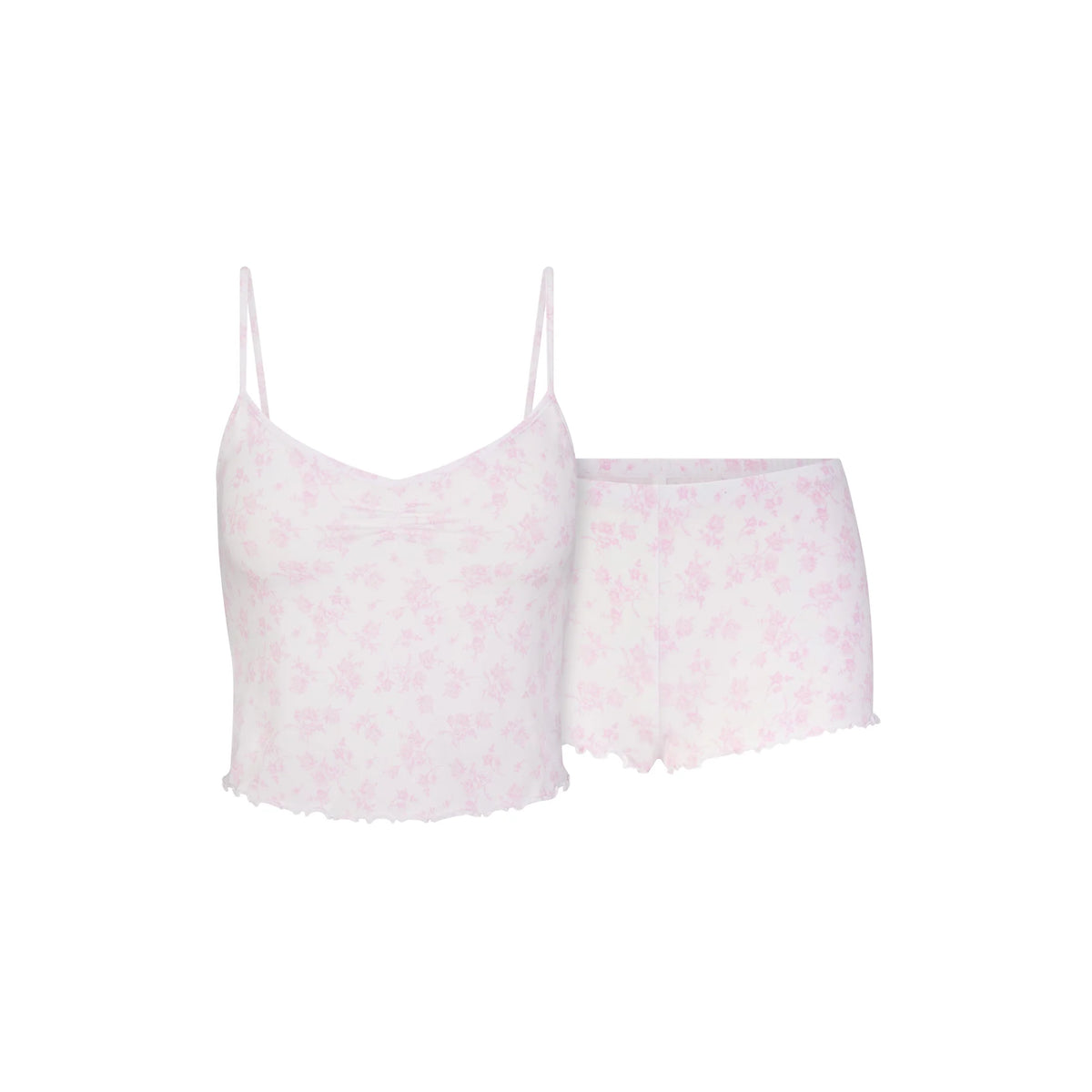 SKIMS SLEEP CAMI SET | SNOW DELICATE FLORAL PRINT