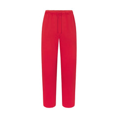 FLEECE LOUNGE MENS CLASSIC STRAIGHT LEG PANT | WASHED RED