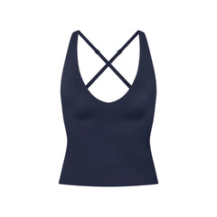 NikeSKIMS SHINE V-NECK TANK | NAVY