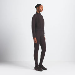 NikeSKIMS MATTE TRICOT TRACK JACKET | DARK ROAST