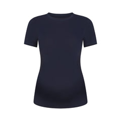 COTTON JERSEY MATERNITY T-SHIRT | NAVY